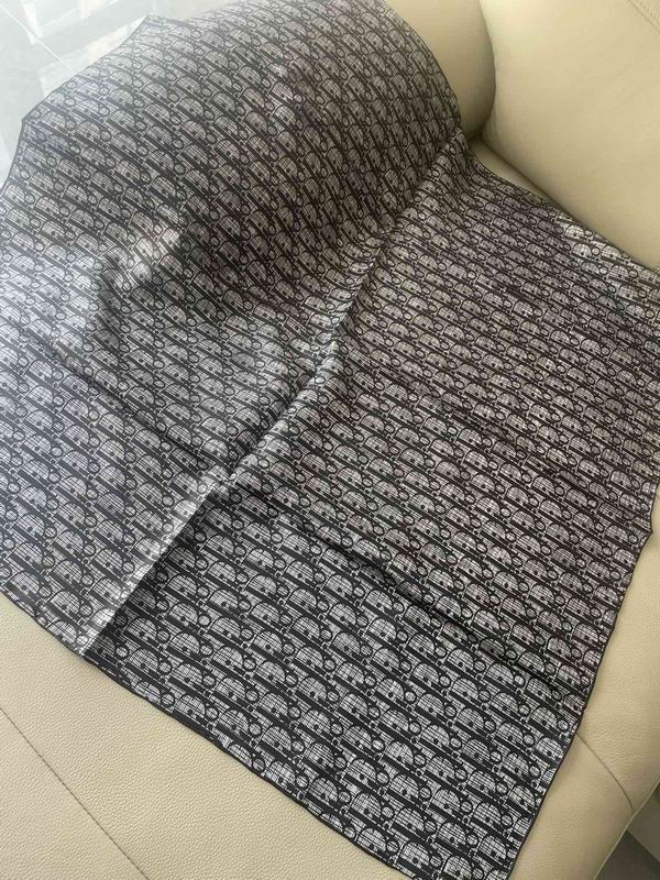 Dior  silk scarf 90X90cm E12 (3)